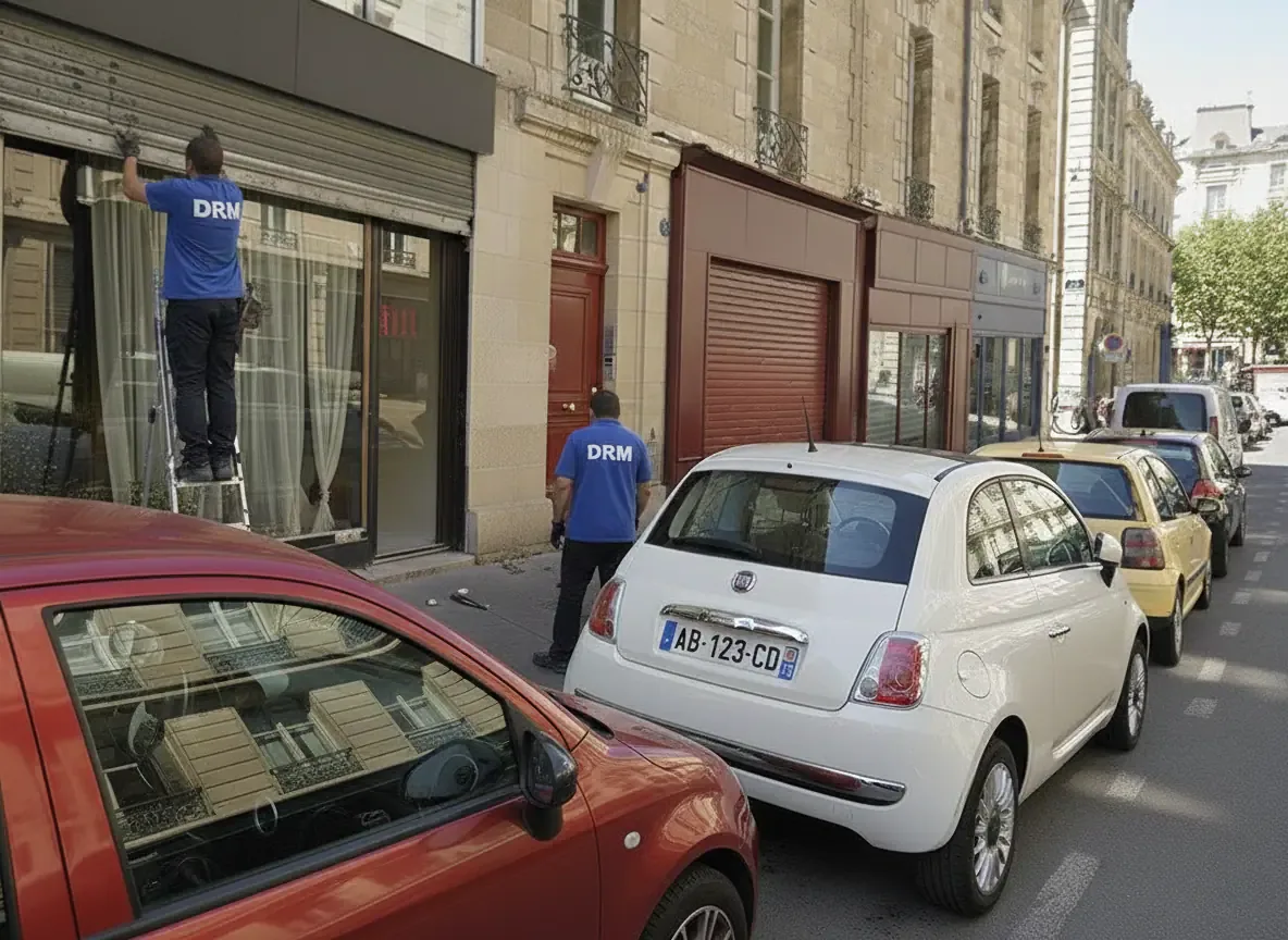 Déblocage de rideau métallique bloqué à Colombes
